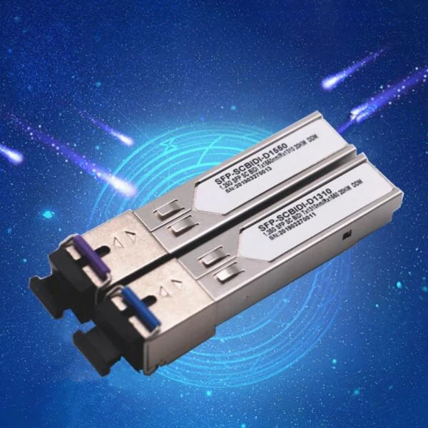 20KM Single Fiber SC GPON Module Switch Gigabit SFP Optical Module Compatible for with HP H3C Switch