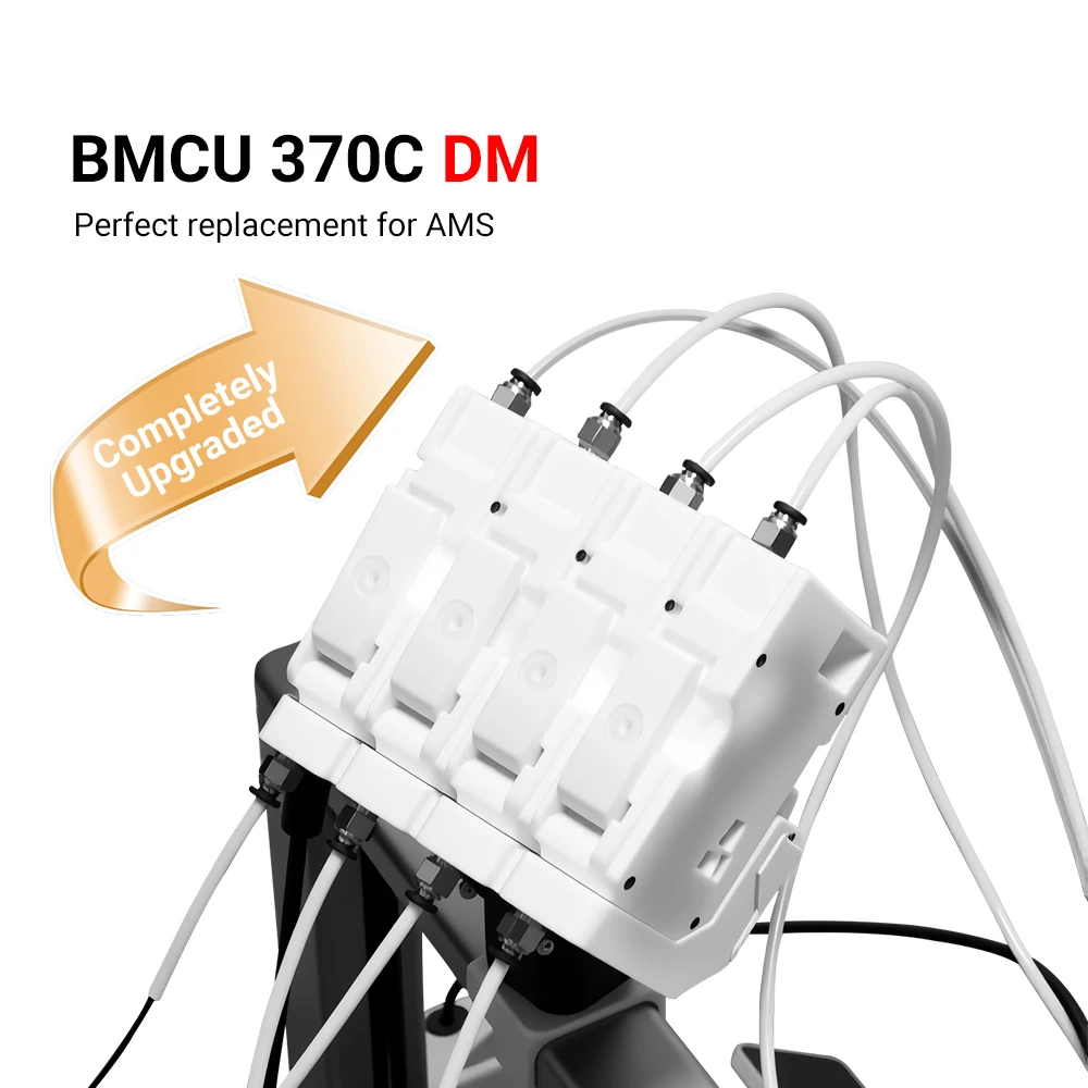 Upgraded BMCU 370C DM AMS Lite Dual Micro Switch  Auto Refill Farm for A1/A1 Mini Open Source MMU Solution 3D Printer
