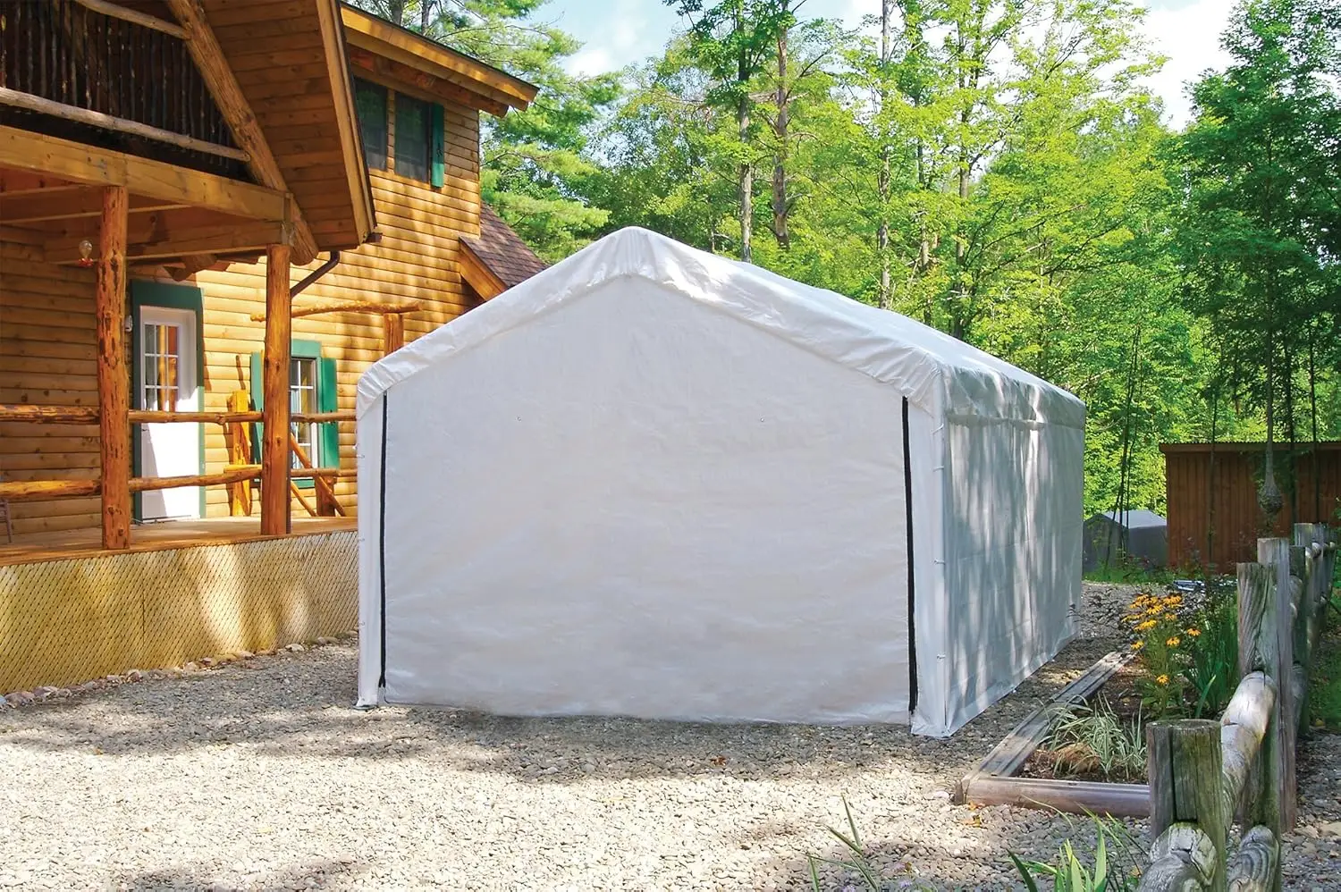 25775 Outdoor MaxAP Canopy Enclosure Kit (Frame and Cover Sold Separately), 10 x 20, White