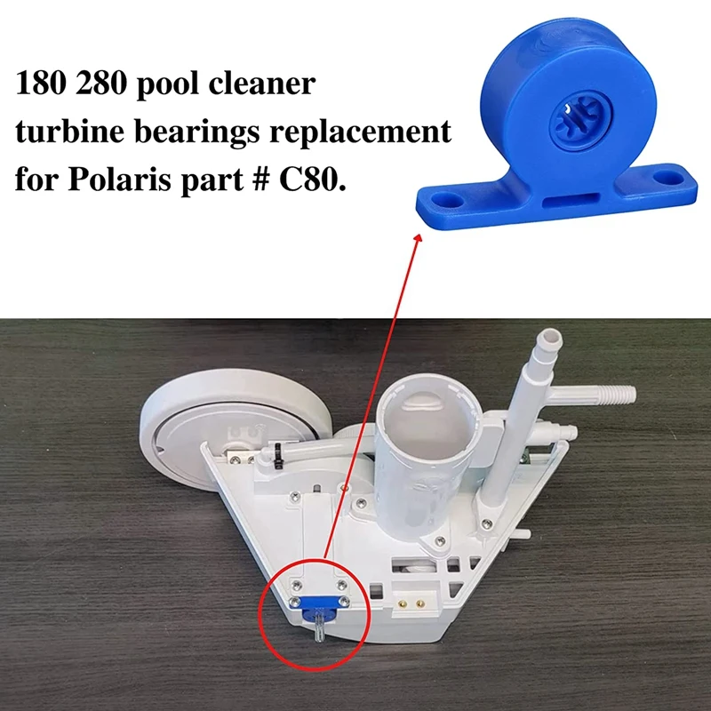 Reemplazo de rodamiento de turbina C80 para limpiador Polaris, 180, 280, 280, C80, C-80, limpiador de piscinas