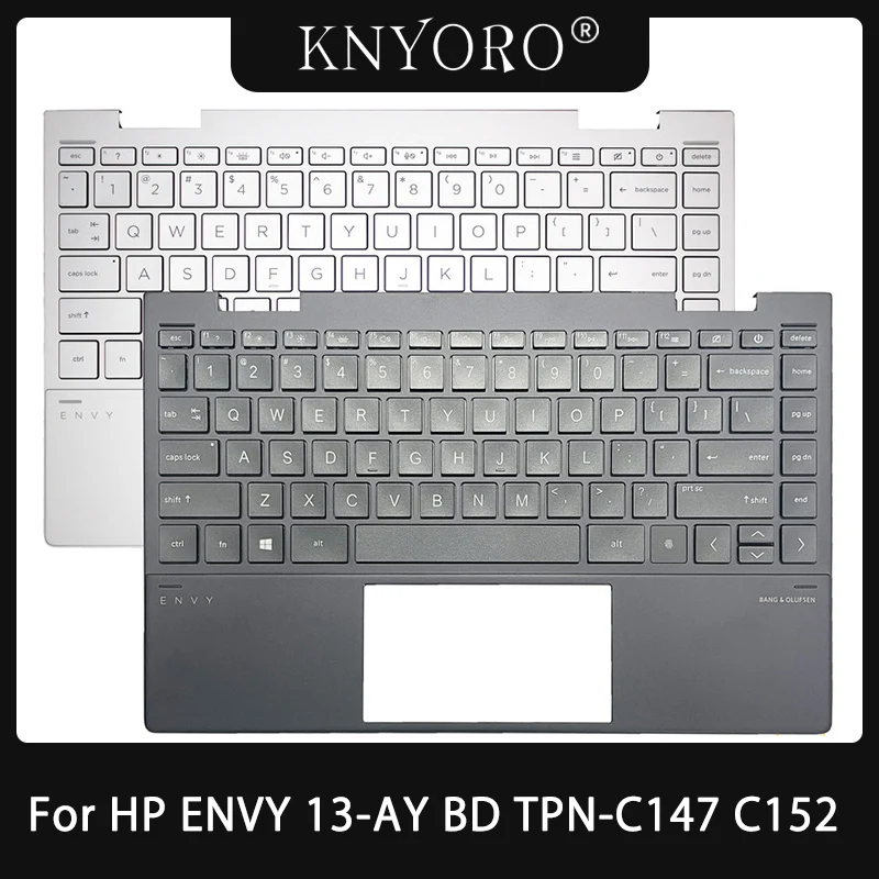 

Original New Keyboard For HP ENVY 13-AY 13-BD TPN-C147 TPN-C152 Laptop Palmrest with Backlit Keyboard L94518-001 Brown Silver