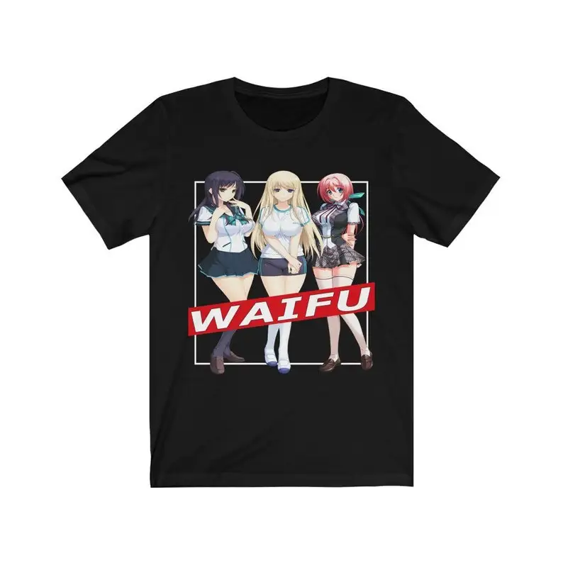 Waifu Shirt Anime Material Unisex T Sexy Japanese School Girl Tee |