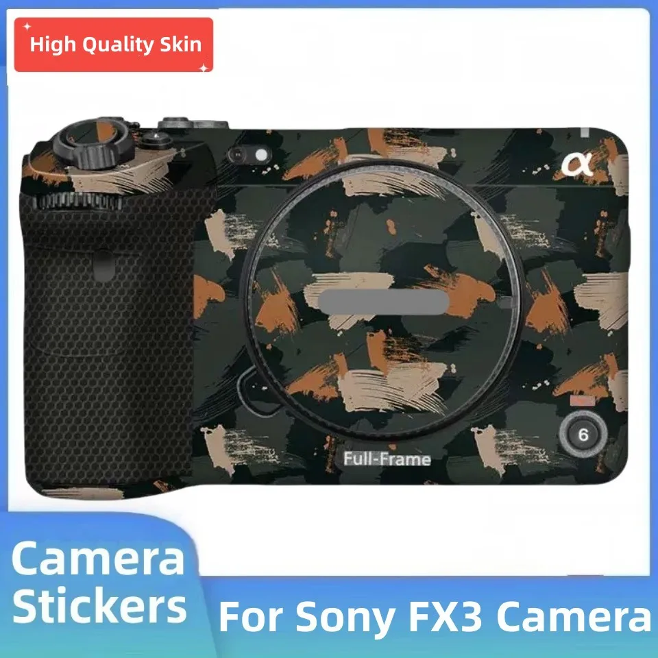 For Sony FX3 Decal Skin Vinyl Wrap Film Protective Sticker Cinema Line Camera Body Protector Coat ILME ILMEFX3 ILME-FX3