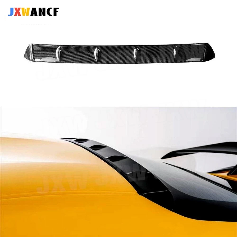 

JXWANCF For Toyota Supra 2019 - 2020 Carbon Fiber Rear Roof Top Spoiler Wings for Supra FRP Rear Window Wing