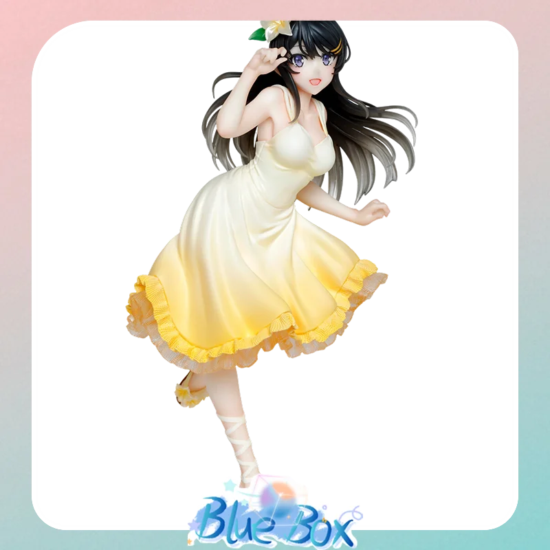 

Оригинальная фигурка TAITO Rascal Bunny Girl Senpai Mai Sakurajima в легком платье, призовая фигурка, украшение для рабочего стола, милый подарок на день рождения, в наличии