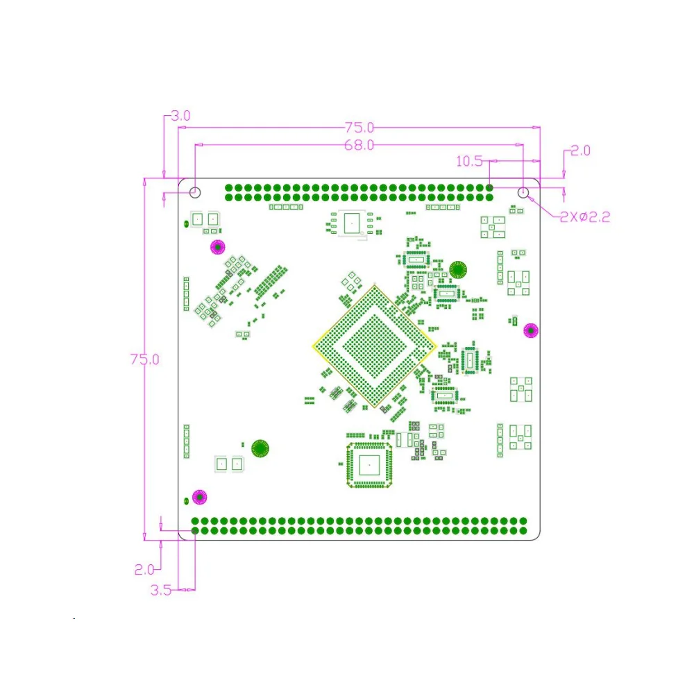 Gainstrong IPQ4019 1200Mbps-openwrt Switch Microchip Modules Openwrt Router with Pcie Slot Wifi Module Domotica Module Openwrt