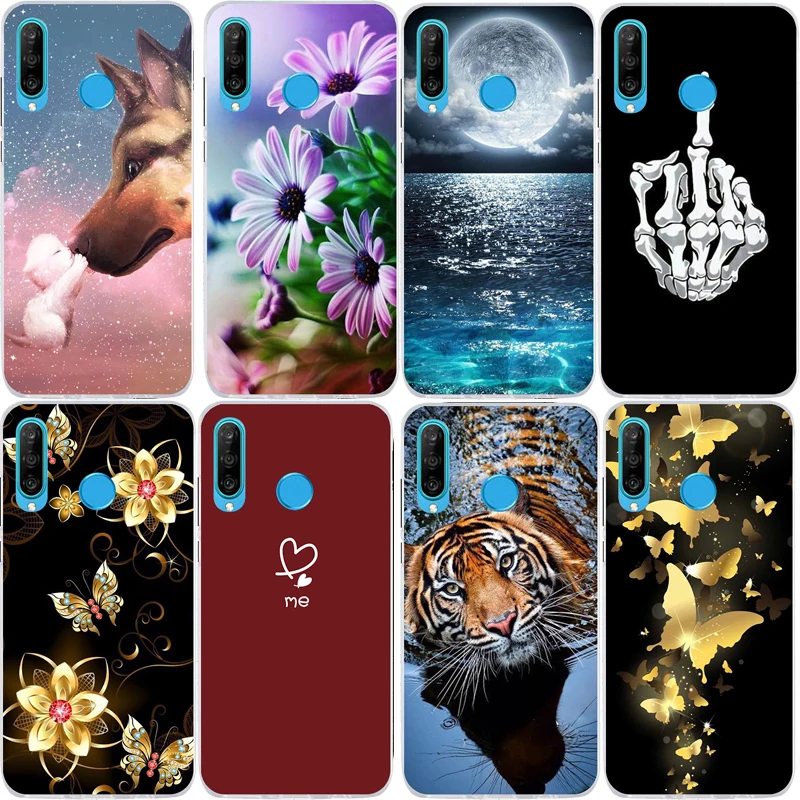 Case For Huawei P30 Lite Case Silicone TPU Back Phone Case On For Huawei P30 Pro VOG-L29 ELE-L29 P 30 Lite P30lite Coque Bumper