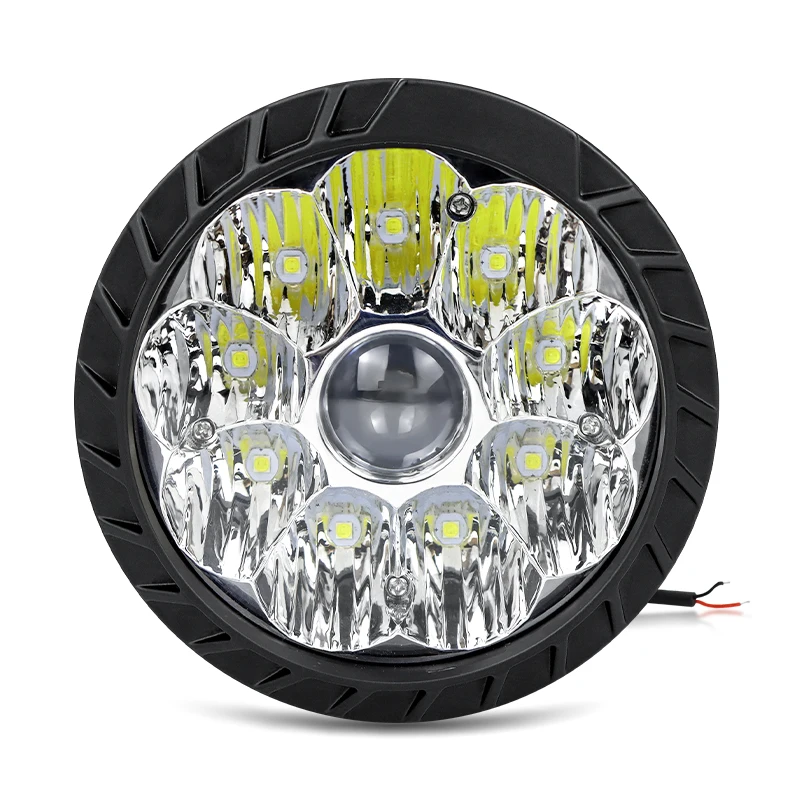 5 inches 7 inches 35w with lens white lighting work light 5252 chip beads 9-80V aluminum white car driving fog light headlamp