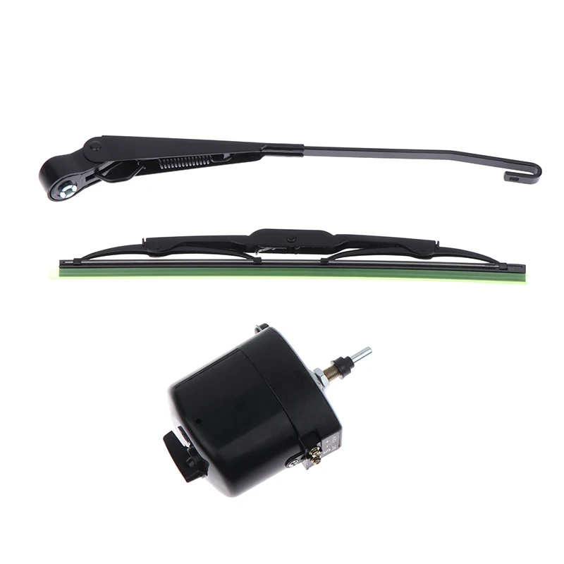 Universal 12V Windscreen Wiper For Jeep Classic Car Wiper Motor Wiper Arm Parts With Wiper Blade For Willys Tractors