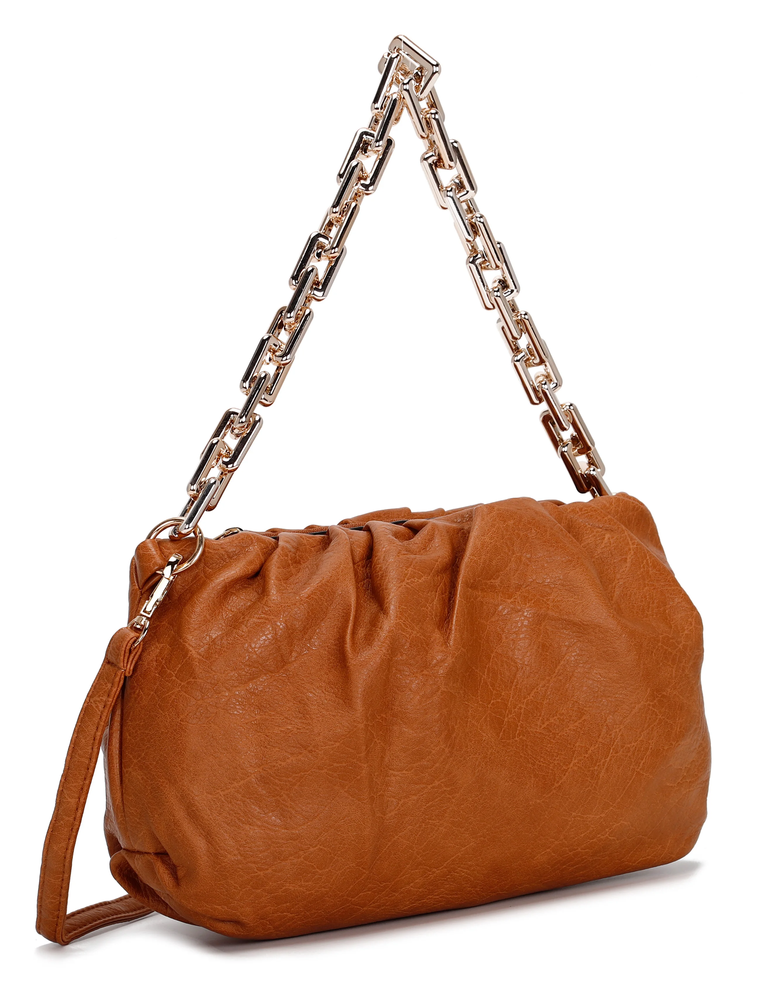 Thick Chain Cloud Bag Folded Single Shoulder Underarm Bag Can be Crossbody Shoulder Strap Detachable