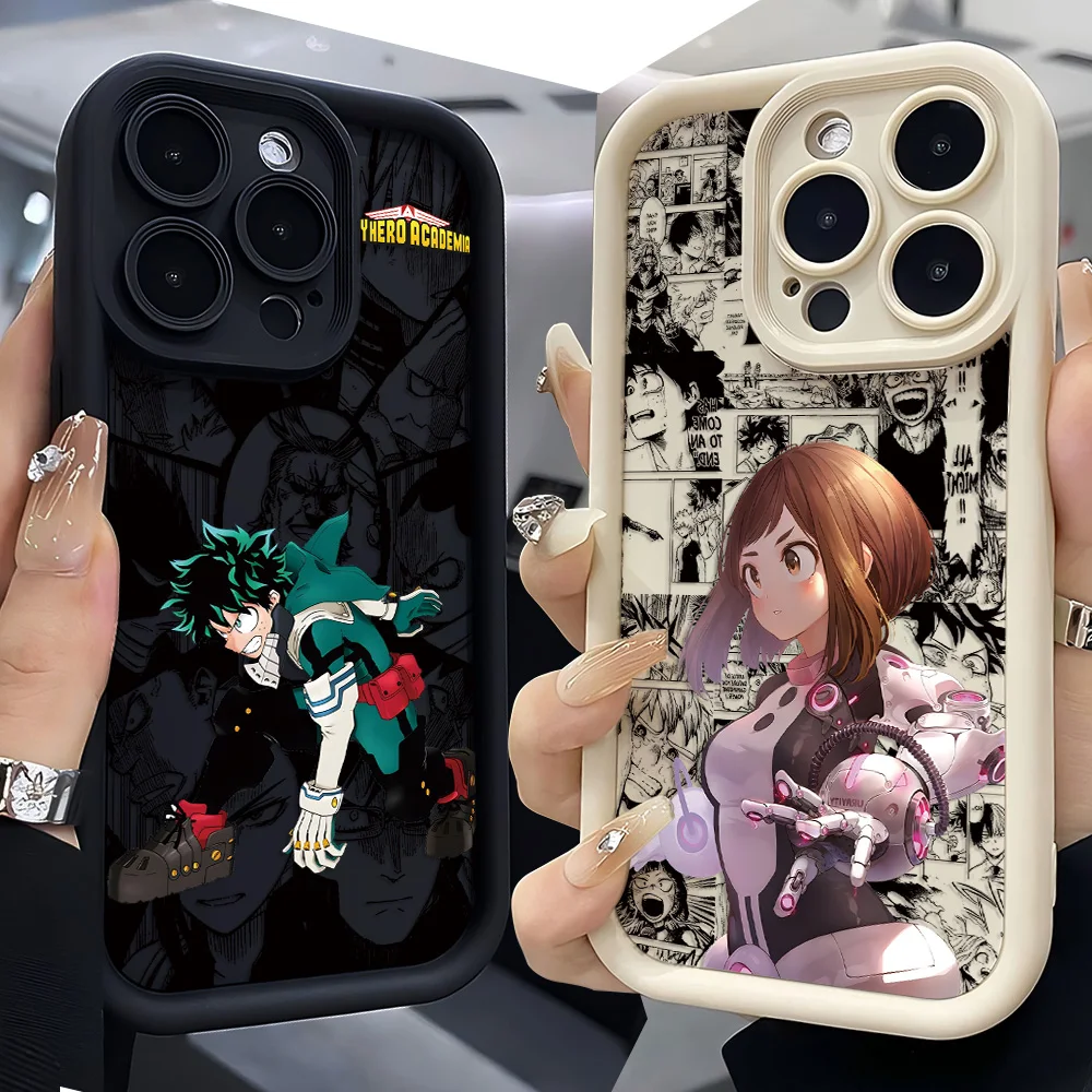 Популярный чехол для телефона с аниме-дизайном «Моя геройская академия» для Xiaomi Mi 15T 17 15 14 13 12 14T Lite Poco M7 F7 M6 X7 X6 F4 F5 C40 Pro Ultra 4G 5G