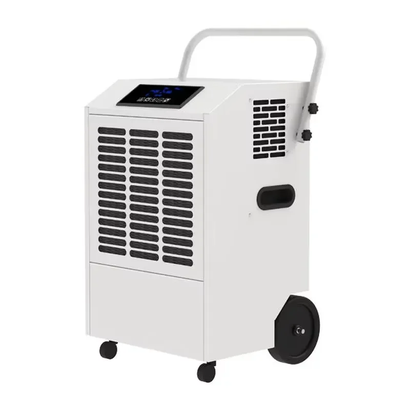 Industrial Dehumidifier for Basement High Capacity Air Drier with Core Compressor Heavy Duty Moisture Remover for Home Garage