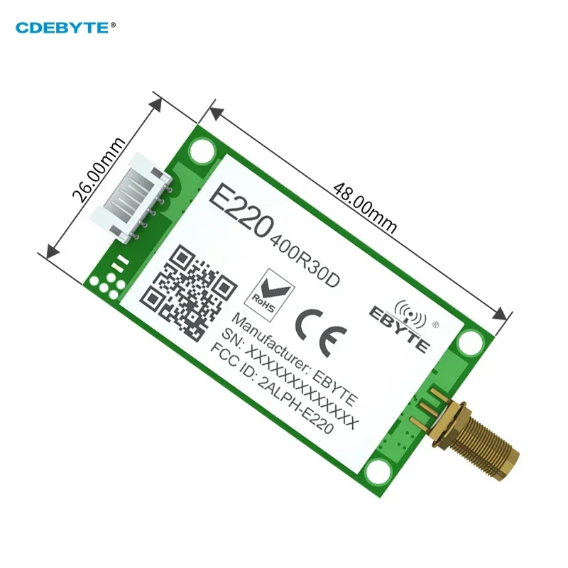 LLCC68 RS485 Wireless LoRa RS485 Module 433MHz 470MHz 30dBm DIP CDEBYTE E220-400R30D RSSI Watchdog Air Wake Up