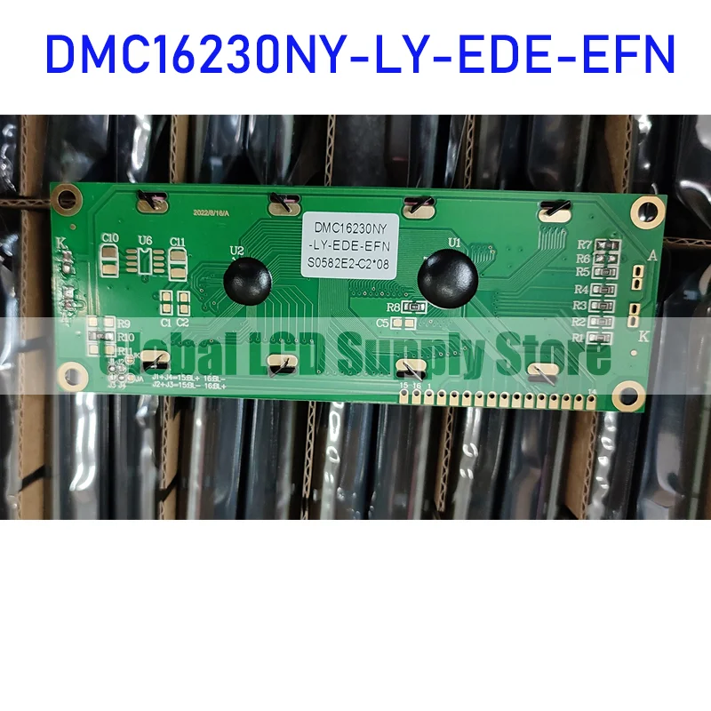 لوحة شاشة عرض LCD لكيوسيرا ، العلامة التجارية الجديدة ، 100% اختبارها ، DMC16230NY-LY-EDE-EFN ، الأصلي