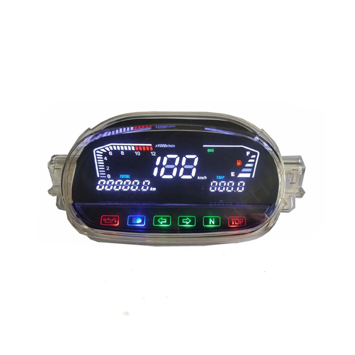 Motorcycle LED Digital Speedometer for Y1255ZR Y125Z LED Odometer