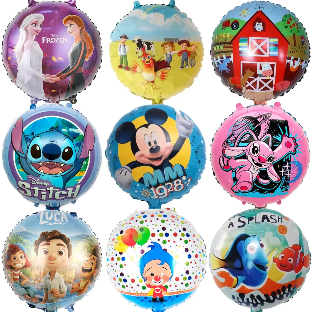 Ballon en film aluminium thème McQueen, thème Cars Rains Disney, décorations de dessin animé, fête d\'anniversaire, fournitures de douche pour bébé,