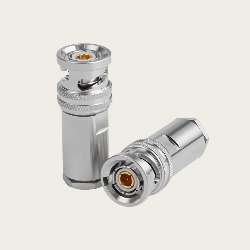 TRB three coaxial BNC male head 3 buckle style crimping coaxial TRX316 test cable connector