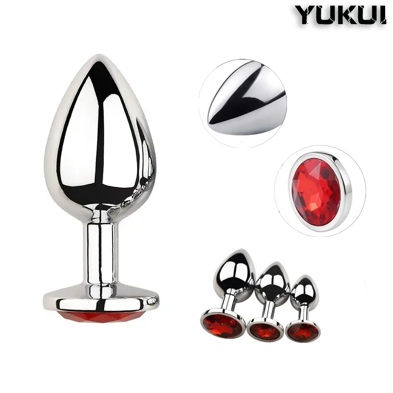 S/M/L Anal Plug Sex Toys Mini Round Shaped Metal Stainless Smooth Butt Plug Dildo Male/Female Flirting Intimate Goods Adult 18