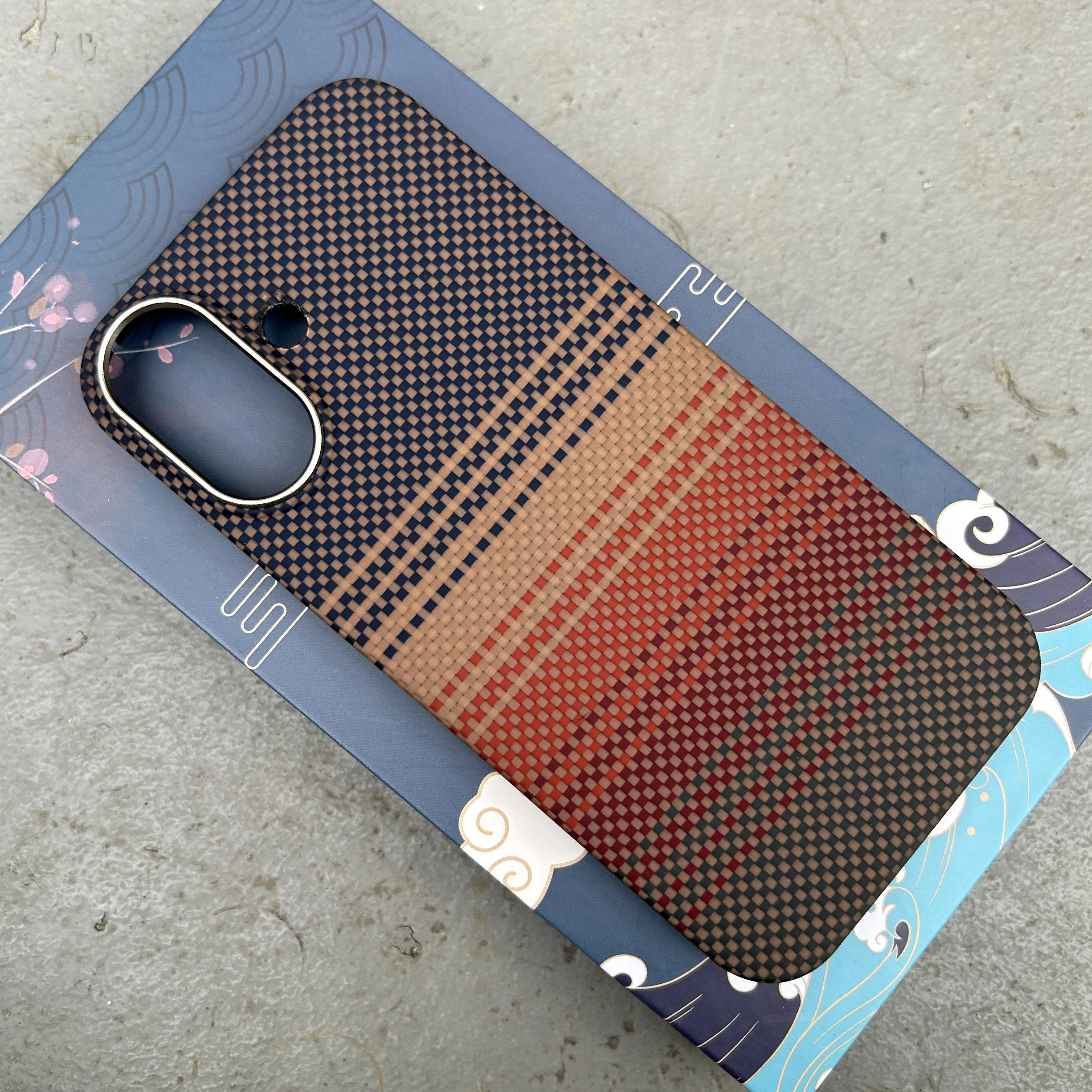 Per Magsafe Custodia magnetica per iPhone 17 Pro Max Vera fibra di carbonio Colore fibra aramidica Cover per iPhone 17 Pro/17pro max Custodia capa
