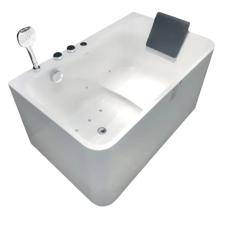 

Bathroom integrated forming bubble jacuzzi with lanterns household small apartment acrylic bathtub 1.2M