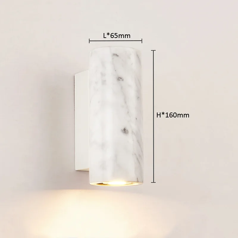 Lampada da parete in marmo spagnolo di lusso, applique da parete nella camera da letto, soggiorno, decorazioni natalizie di Capodanno per la decorazione domestica