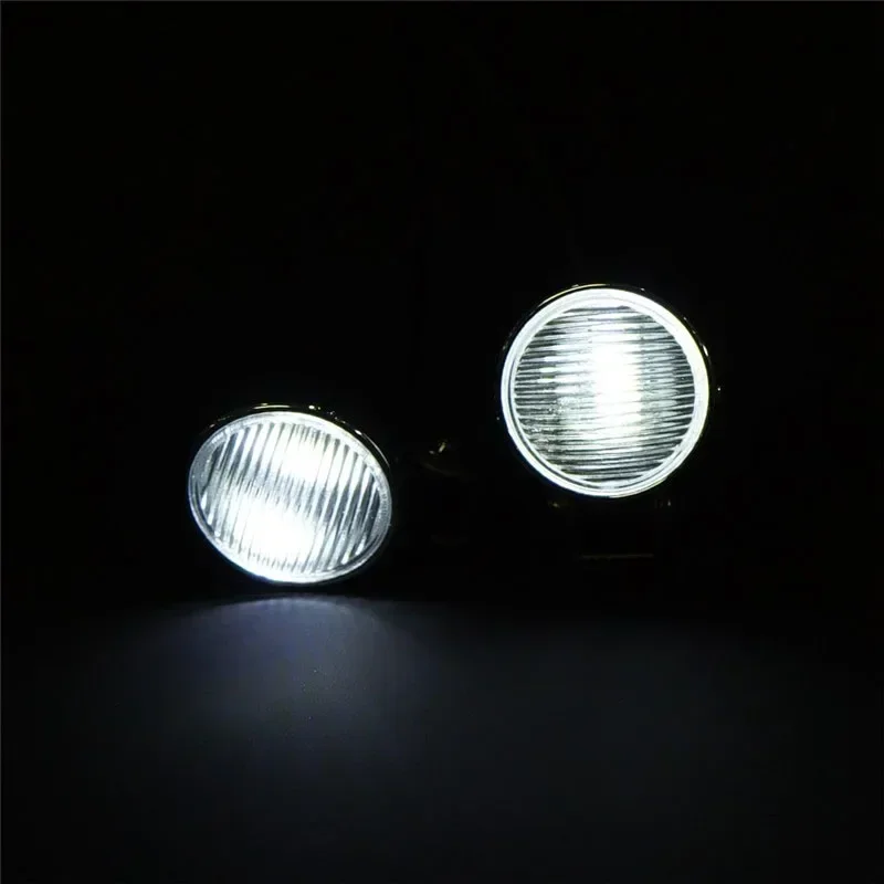 LED 5V White Round Spotlight for 1/14 1/10 Tamiya RC Truck For scania For man For volvo