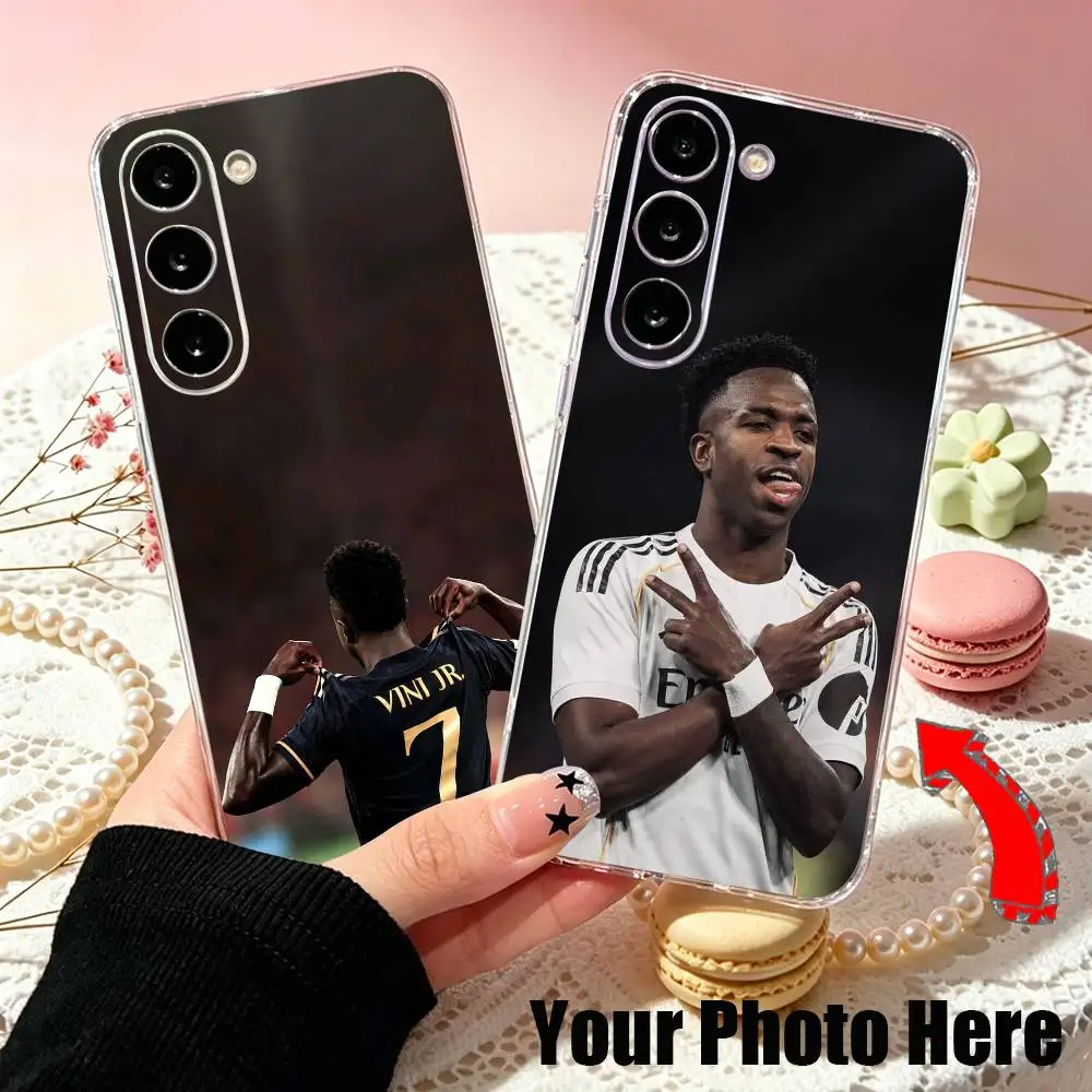 

Vinicius Jr 7 Football Hot Selling Phone Case For SamsungA10,12,20,21S,30,31,40,50,51,52,70,71 Transparent Cover