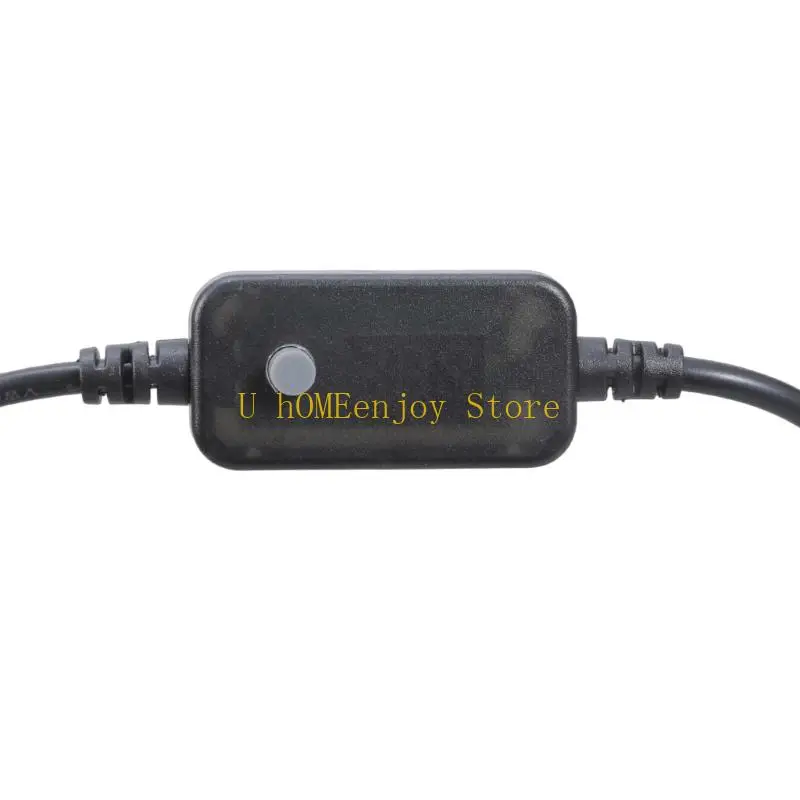 B0KF USB C to Vehicle Cigarettes Socket Converters with Voltages Display