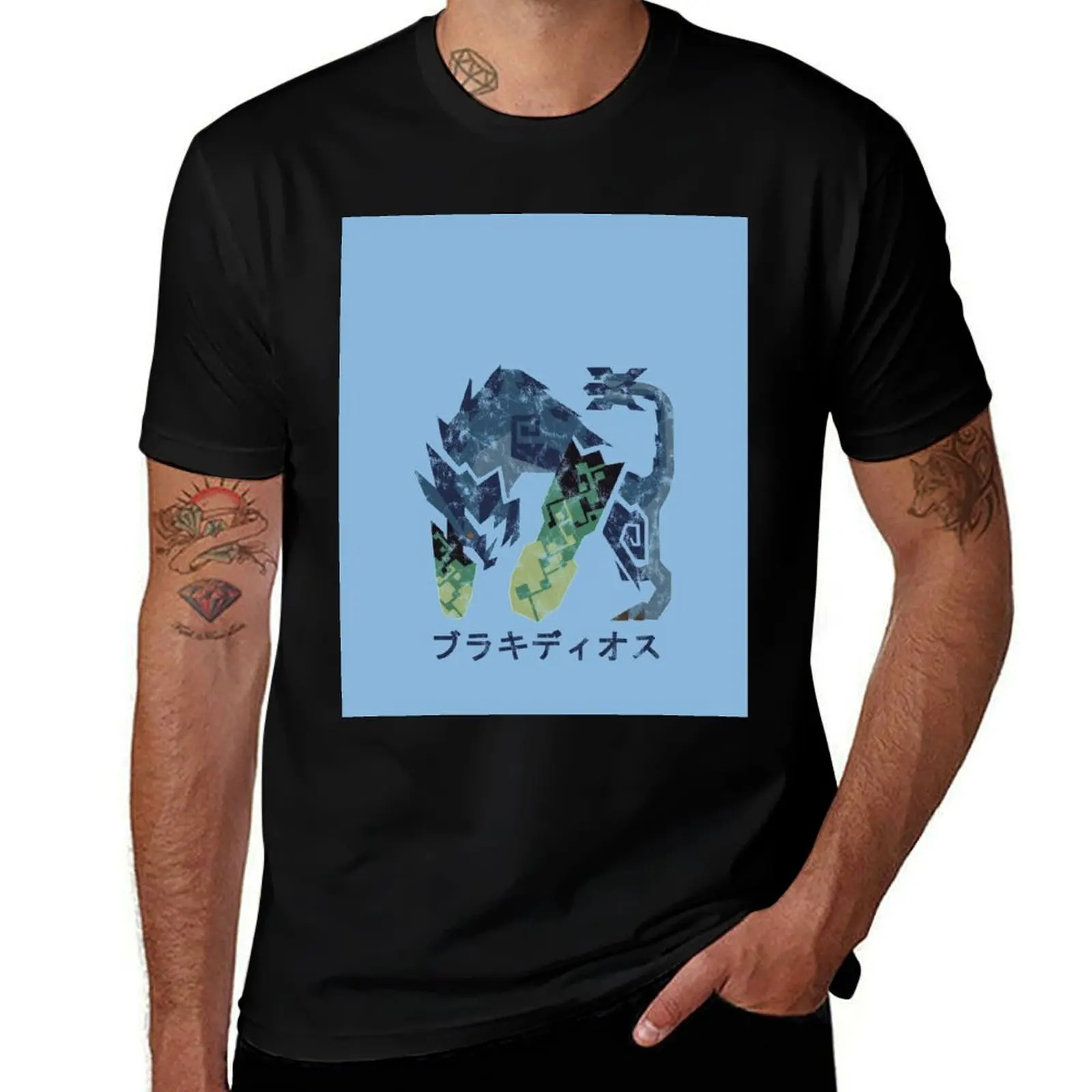 

Monster Hunter World Iceborne Brachydios Kanji Icon T-Shirt shirts graphic plain summer 2025 Man t-shirt men t shirt