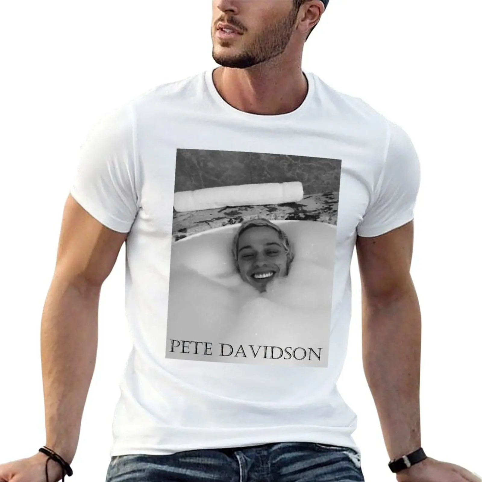 

cotton shirts shirt t bath in t man anime graphic tshirt T-Shirt pete davidson soft man for