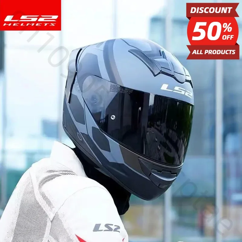 

Capacete LS2 Full Face Motorcycle Helmet LS2 FF352 Motocross Racing Helmets ECE Certification Casco Moto Casque 4XL