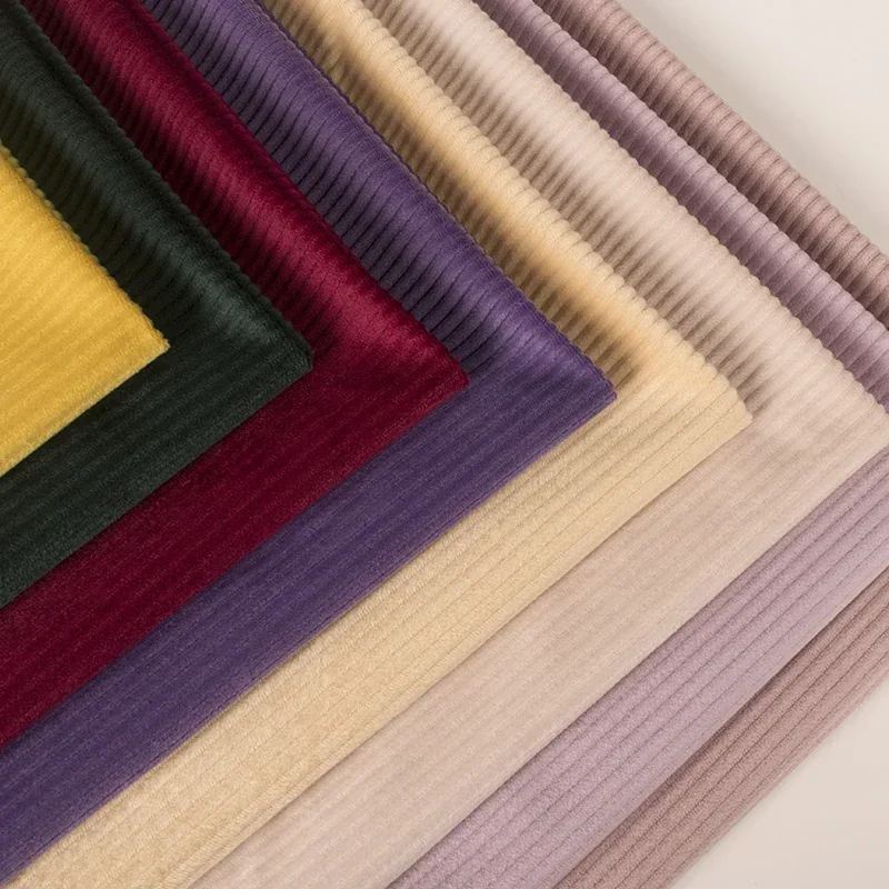 1M/3M Corduroy Fabric 100% Cotton 3D Plush Fabric 8mmThickening Dress Fabric Handmade Sewing Patchwork Clothing Sofa Curtain DIY
