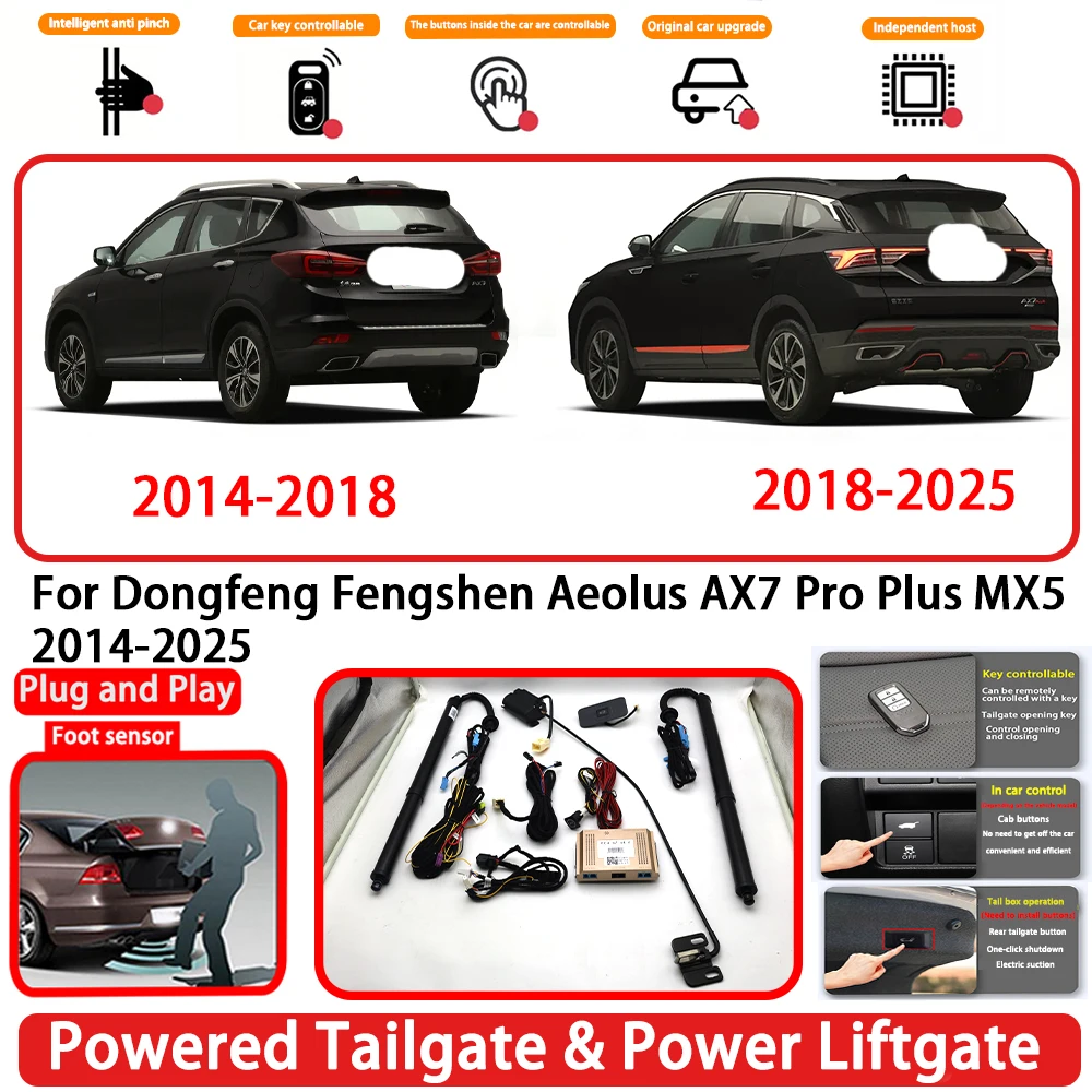 for Dongfeng Fengshen Aeolus AX7 Pro Plus MX5 2014-2025 OEM Auto Powered Tailgate Power Liftgate Rear Trunk Opener System