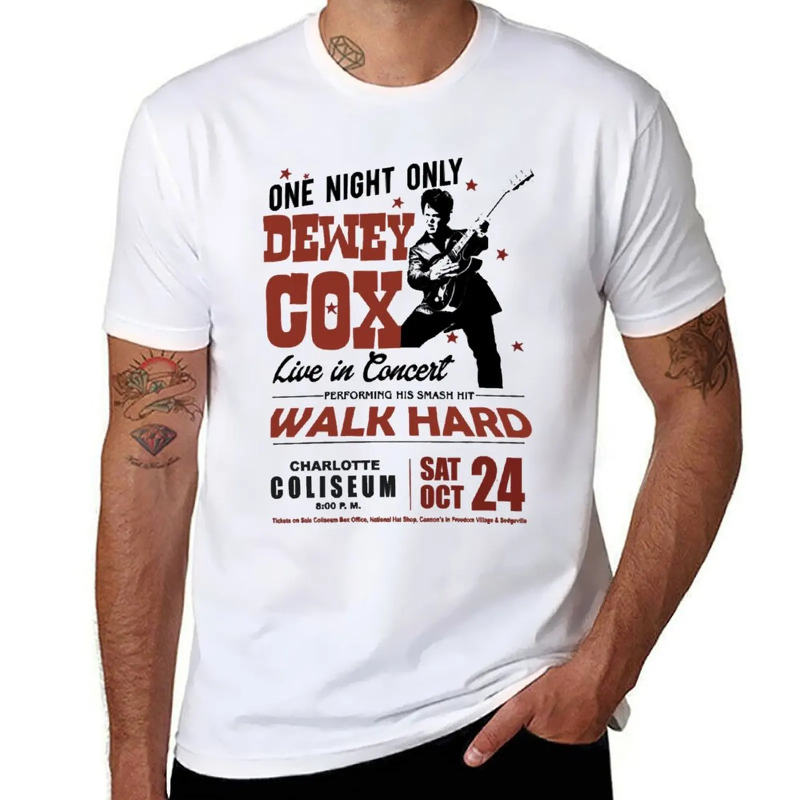 Walk Hard Dewey Cox T-Shirt t shirt men 100% cotton luxury brand man t shirt heavy cotton T-Shirt