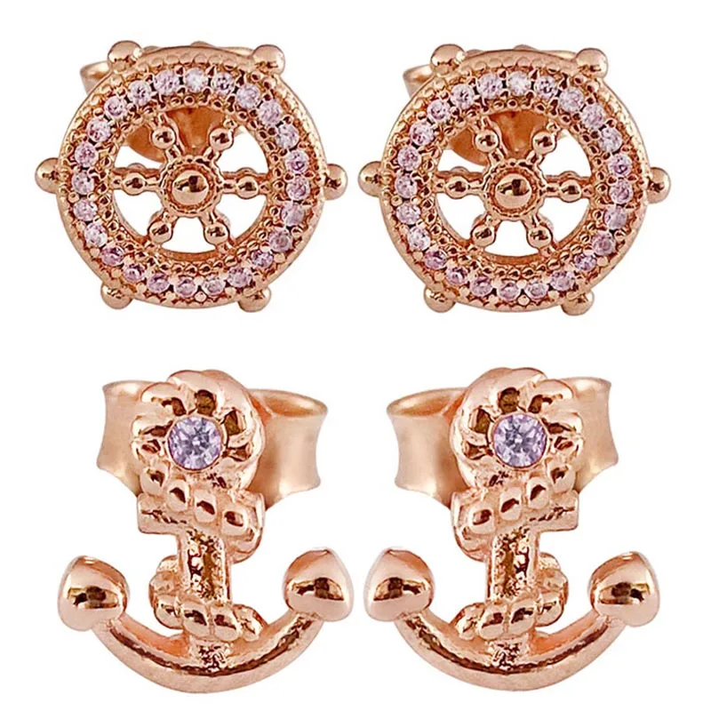 

Женские серьги-гвоздики из серебра 925 пробы с кристаллами