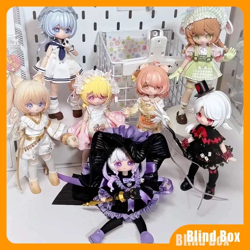 

В наличии: Оригинальная шарнирная кукла BJD серии Island Adventure 1/12, коллекционная фигурка в слепой коробке, милая игрушка для девочек на день рождения