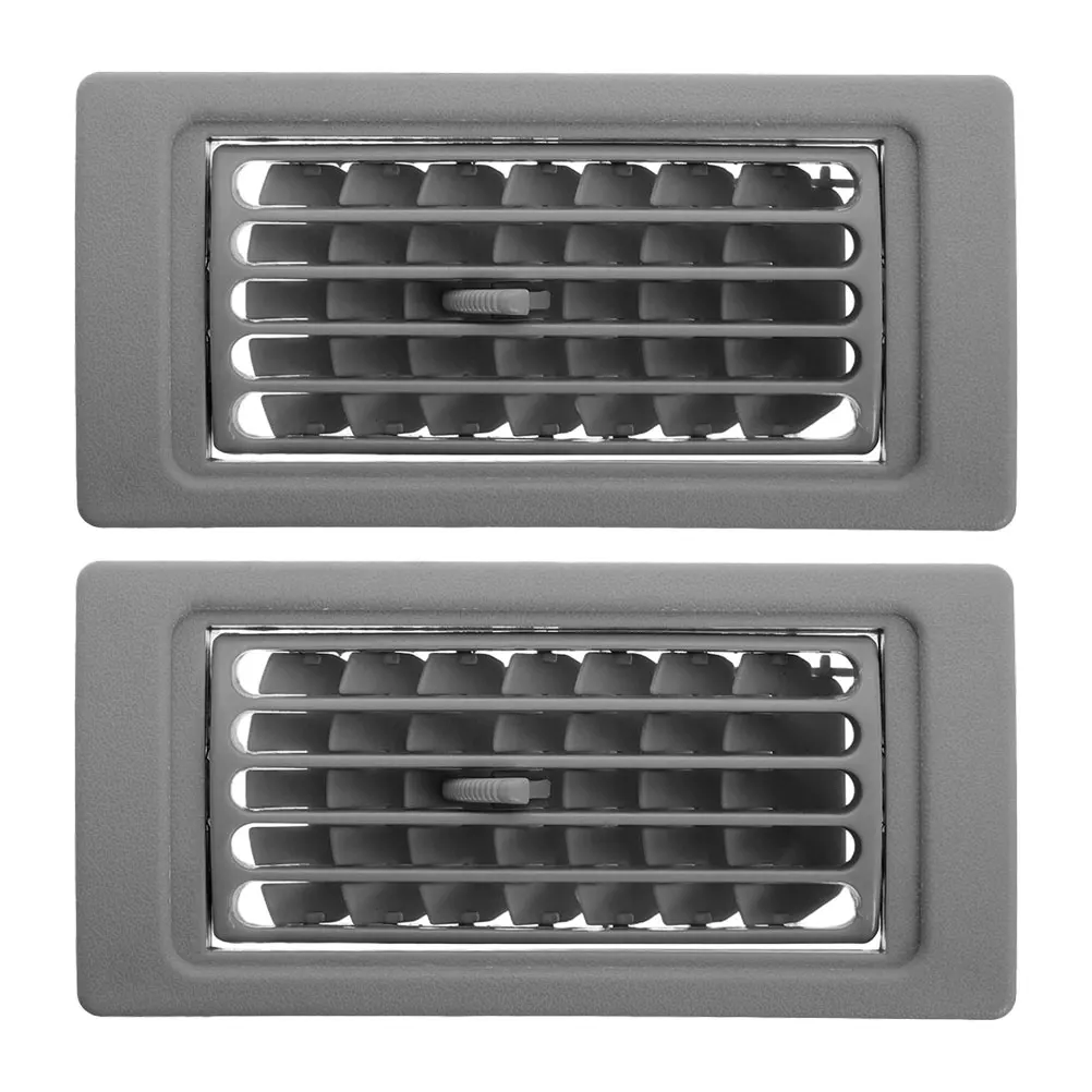 

2pcs Adjustable Car Air Conditioning Vent Covers For Buses Coaches Durable Easy Installation Even Heat Distribution Floor Vent
