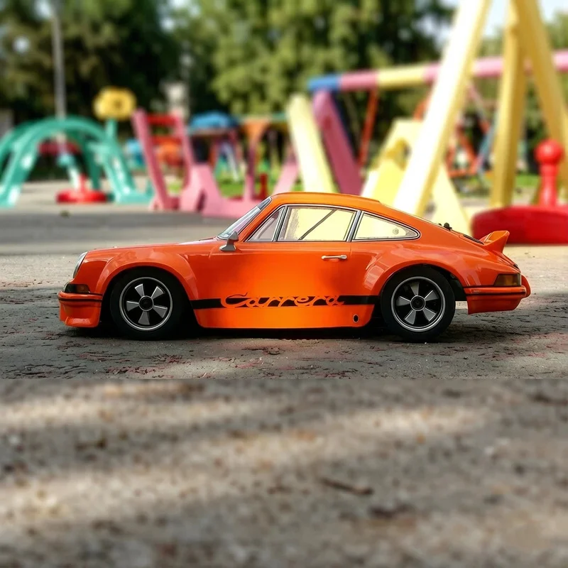 Hot HPI SPORT 3 Simulated 1973 Carrera Remote Control Electric Four-Wheel Drive Brushless Drift Car Flat Racing Car Model Gifts