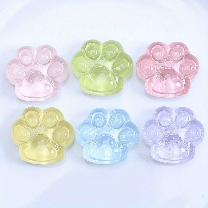 6/3pcs Micro-resin cat's paws decoration doll house cat's paws decoration party for garden microlandscape cat's paws decoration