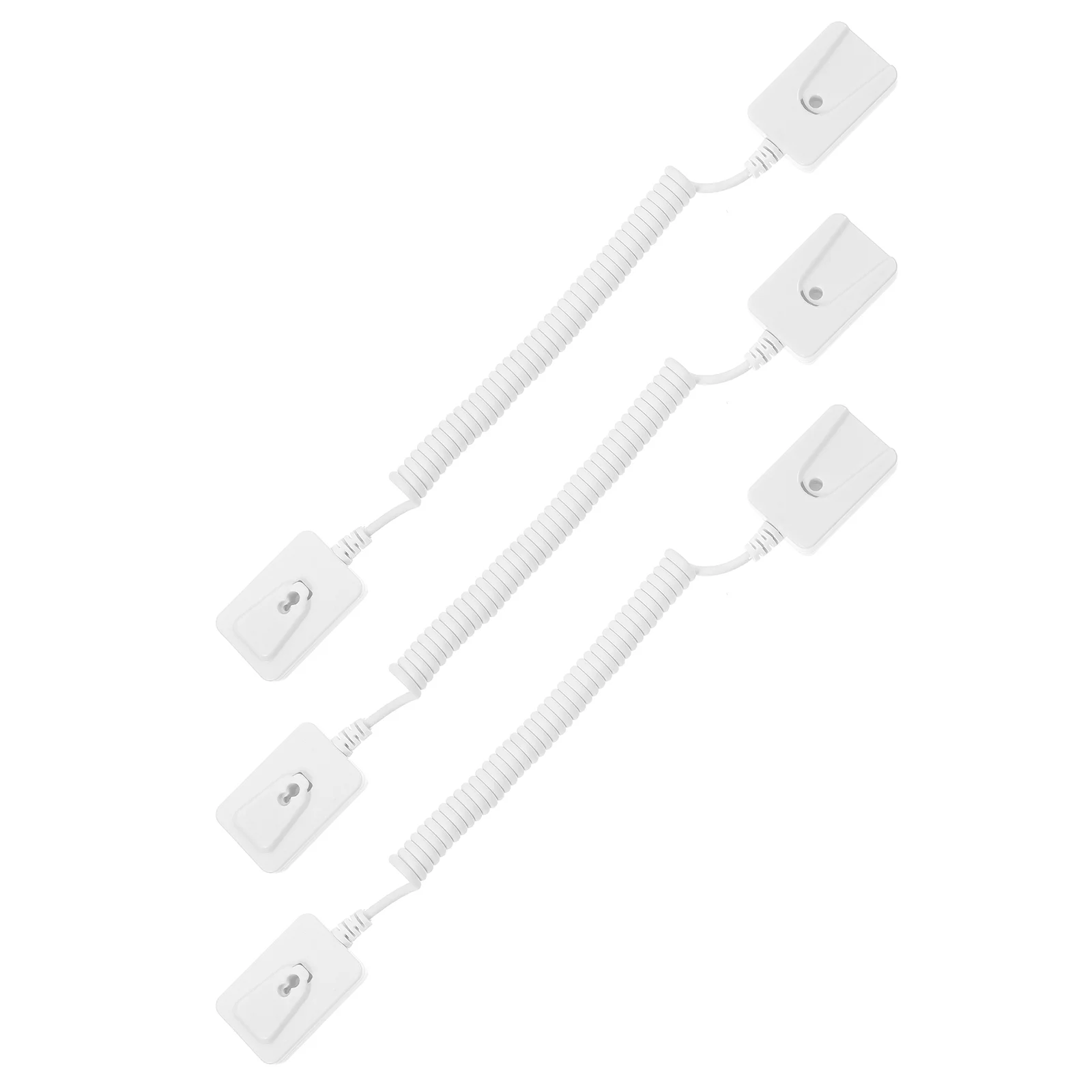 Ganchos de cuerda para pérdida, Cable retráctil con correa adhesiva para Control remoto, 3 uds.