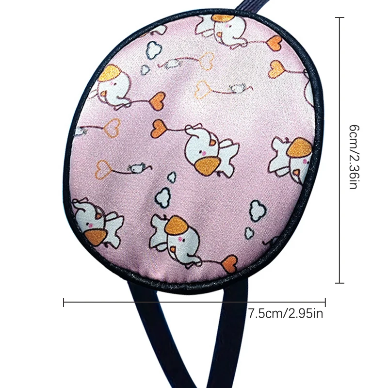 Cartoon Eye Patch Kids Patches Protection Covers Children Amblyopia Corrected Silk Single