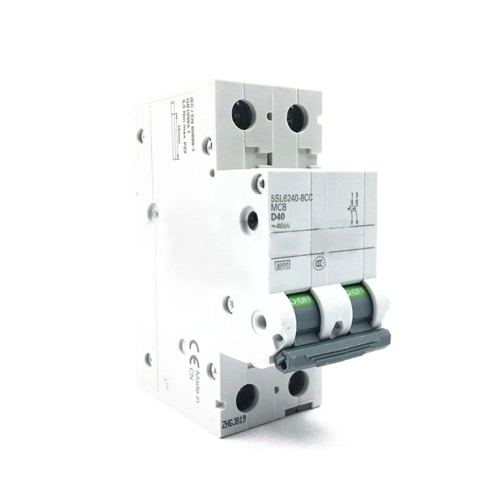 

New for Siemens 5SL6240-8CC 2P 40A 400V Guide Rail Installation Mini Circuit Breaker