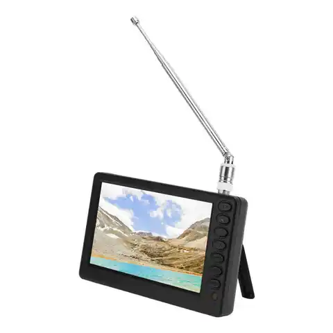 LEADSTAR D5 Portable Digital TV 5 Inch 1920 x 1280 HD Digital Television Video Player Rechargeable for Car Outdoor 110-220V