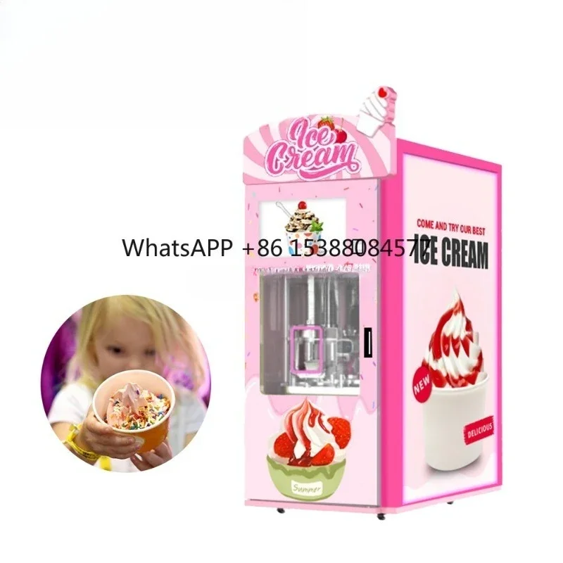 Fully Automatic Ice Cream  Vending Machine for Business Self-Service Commercial Ice Cream Machine