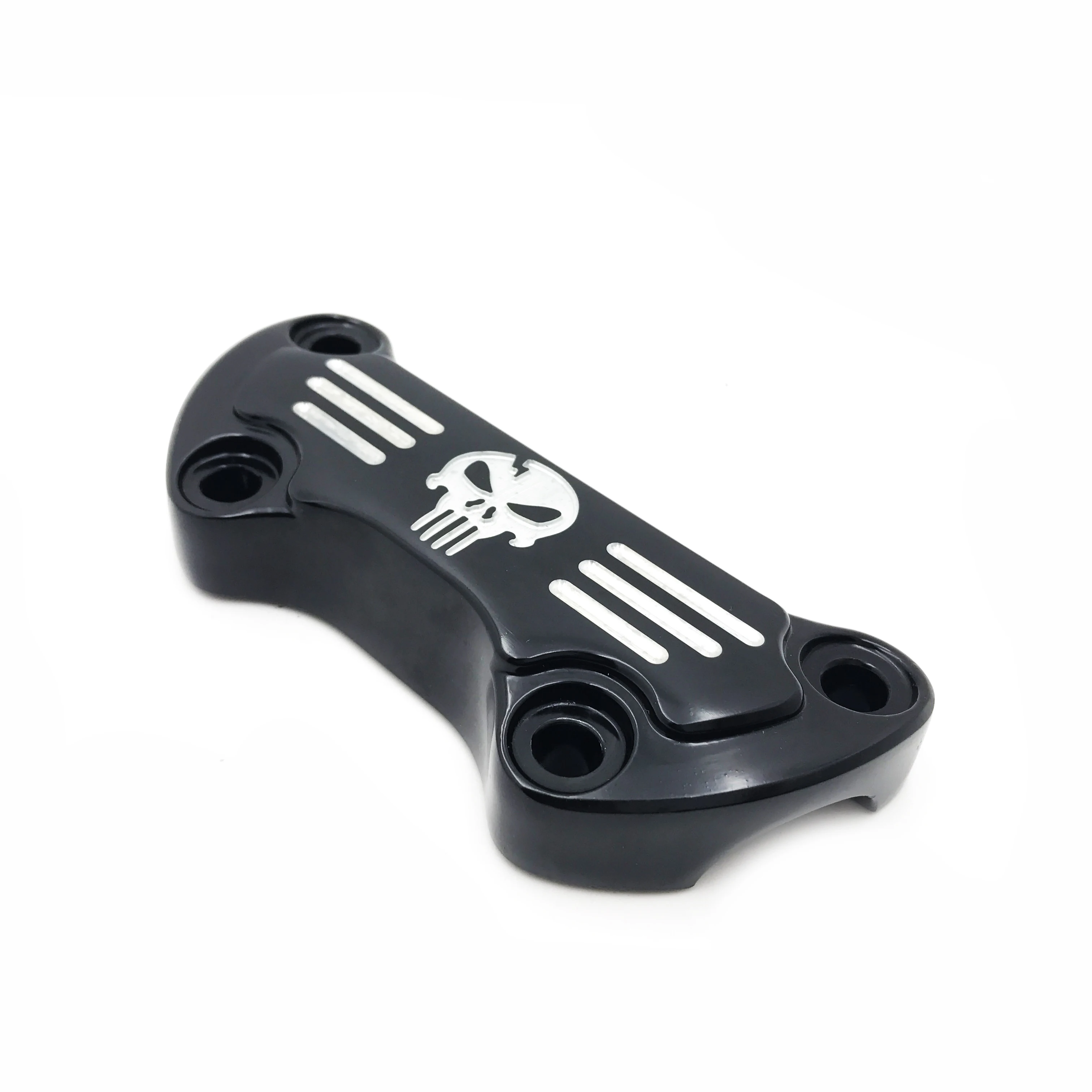 

Зажим с черепом/распуском для Harley Davidson 1974-2006 XL FXR FX Dyna&Softail со складками, аксессуар для руля диаметром 1,0 дюйма