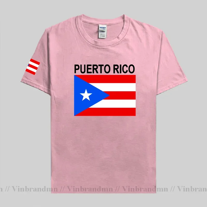 Puerto Rico Mens T shirt 2023 Jerseys Nation Team Tshirt Cotton T-shirts Clothes Tees Country Sporting PRI PR Casual Summer Tops