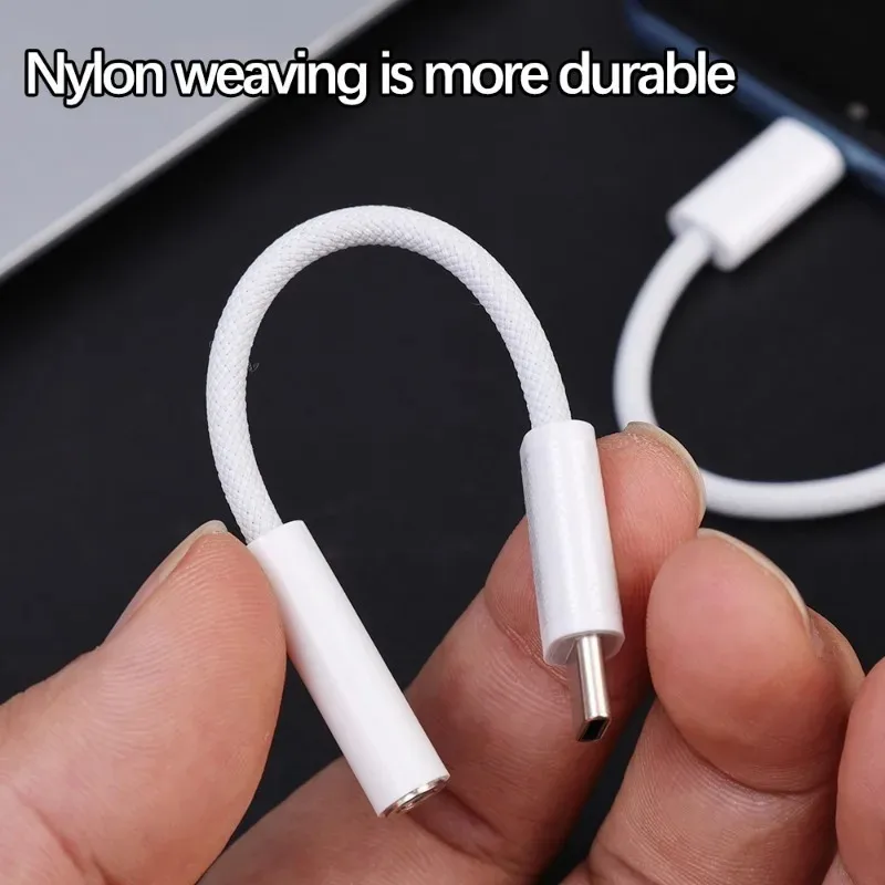 2-1Pcs Type C To 3.5mm Headphone Jack Adapters Audio Cable Converter for IPhone 15 15 Pro Max Samsung Galaxy S23 Huawei Xiaomi