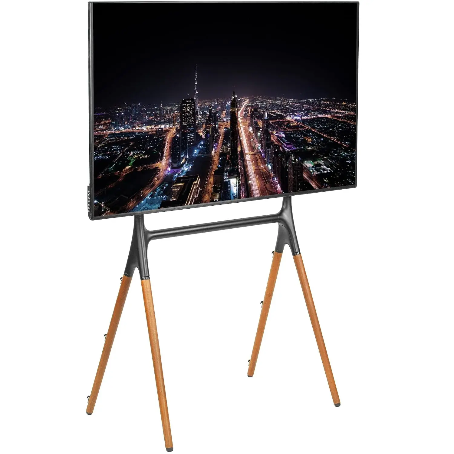 Dark Wood Easel TV Stand 49-70