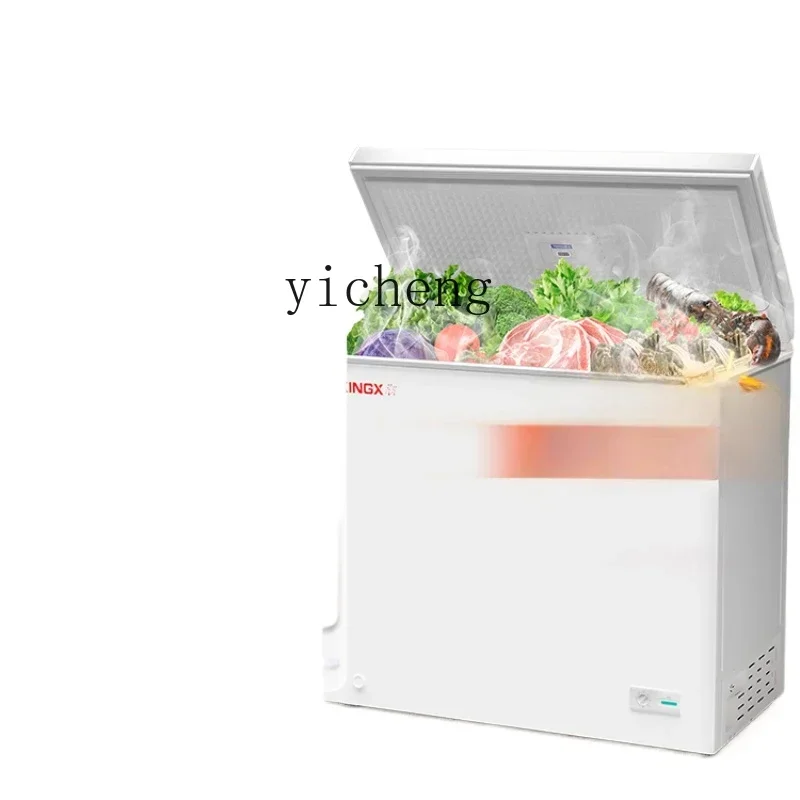 

Hot sales 203L Mini Fridge Household Small Freezer Commercial Single Temperature Full Fresh-Keeping Frozen Dual-Use Less Frost