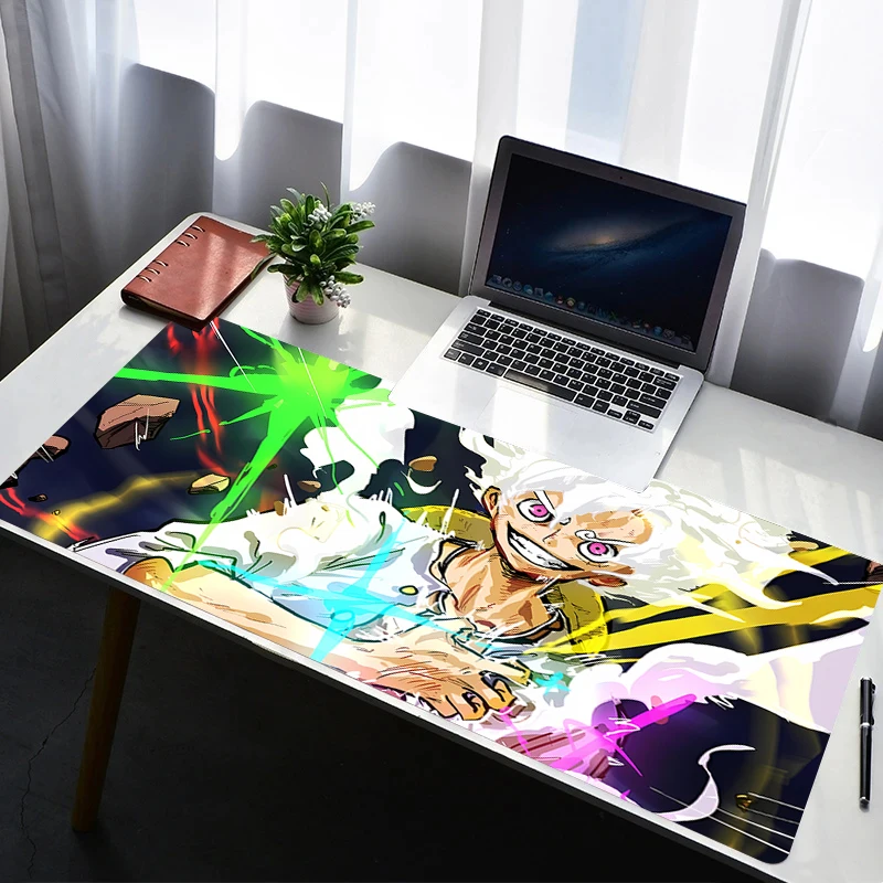 

Mouse Pad One Piece Luffy PC Non Slip Rubber Mousepad Laptop Gamer Cabinet HD Keyboard Pad Office Computer Gaming Desk Mouse Mat
